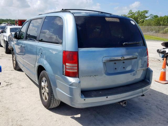 2A4RR5D11AR450769 - 2010 CHRYSLER TOWN & COU BLUE photo 3