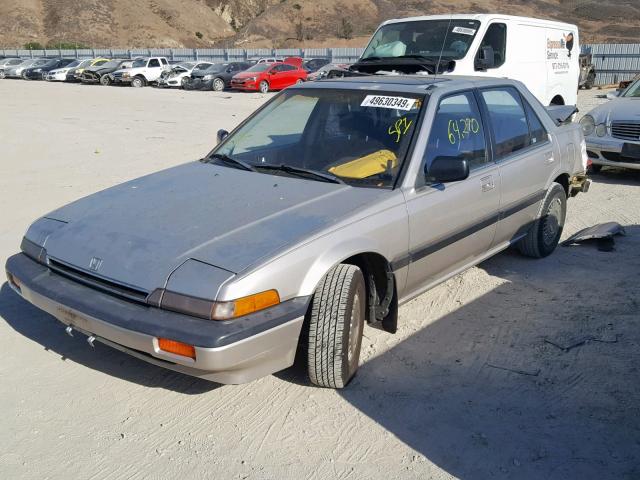 JHMCA5640HC077753 - 1987 HONDA ACCORD LXI BROWN photo 2