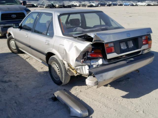 JHMCA5640HC077753 - 1987 HONDA ACCORD LXI BROWN photo 3