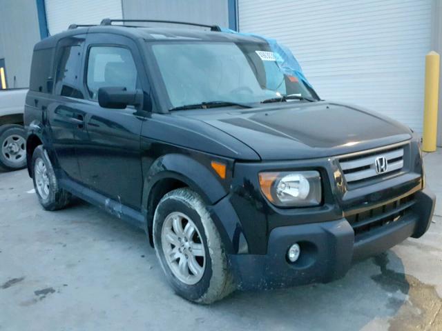 5J6YH18778L010452 - 2008 HONDA ELEMENT EX BLACK photo 1