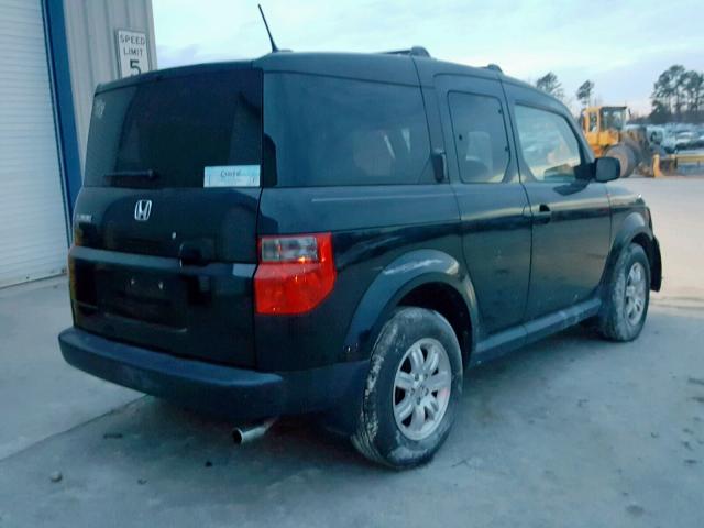 5J6YH18778L010452 - 2008 HONDA ELEMENT EX BLACK photo 4