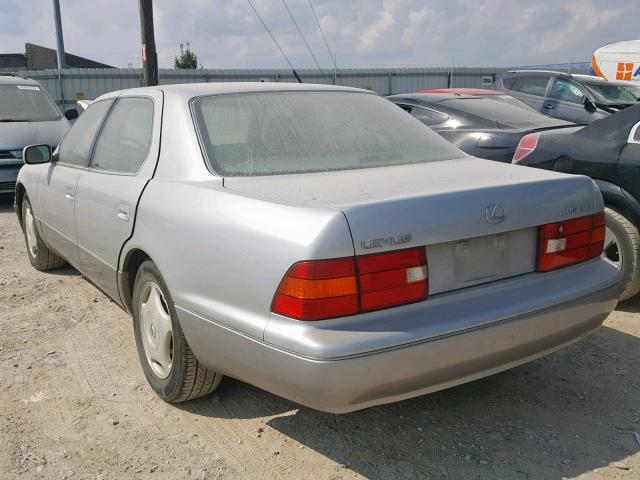 JT8BH28F8X0159881 - 1999 LEXUS LS 400 SILVER photo 3