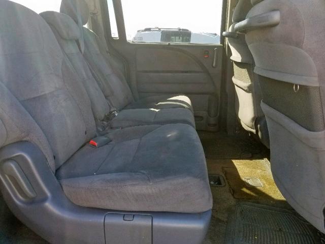 5FNRL38446B001105 - 2006 HONDA ODYSSEY EX BLUE photo 6