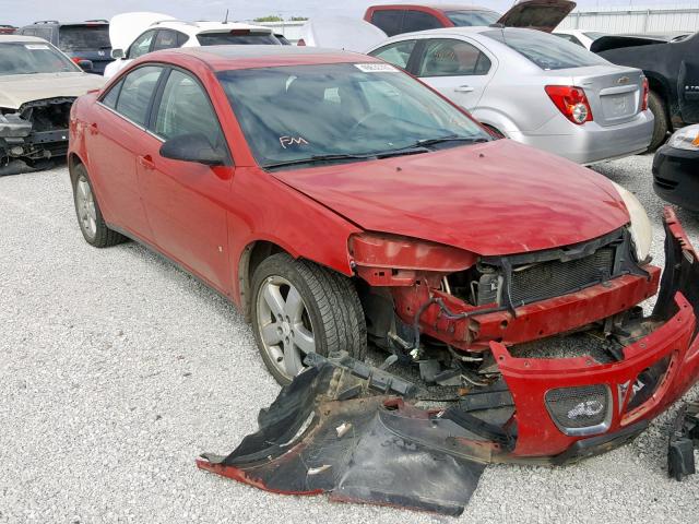 1G2ZH58N774244247 - 2007 PONTIAC G6 GT RED photo 1