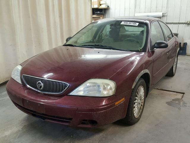 1MEFM50U85A614132 - 2005 MERCURY SABLE GS BURGUNDY photo 2