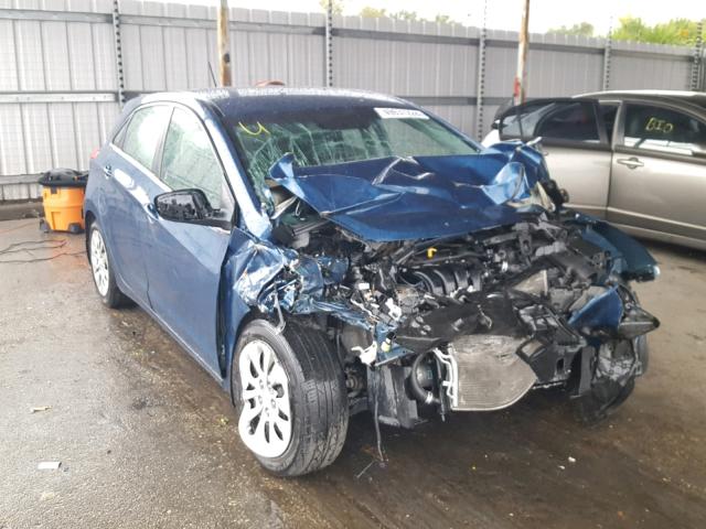 KMHD35LH8GU304800 - 2016 HYUNDAI ELANTRA GT BLUE photo 1