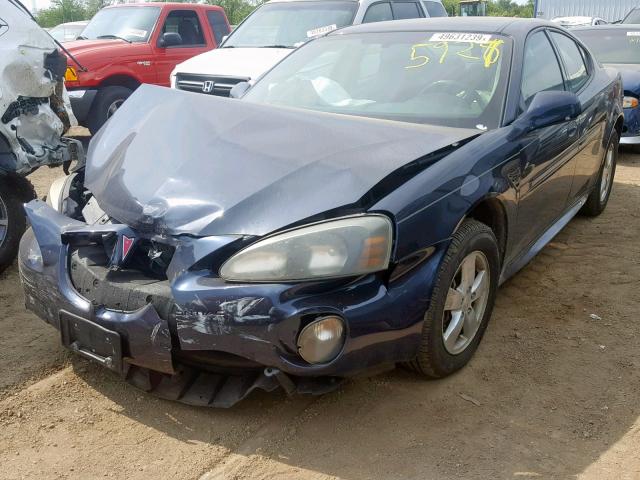 2G2WP552081105753 - 2008 PONTIAC GRAND PRIX BLUE photo 2