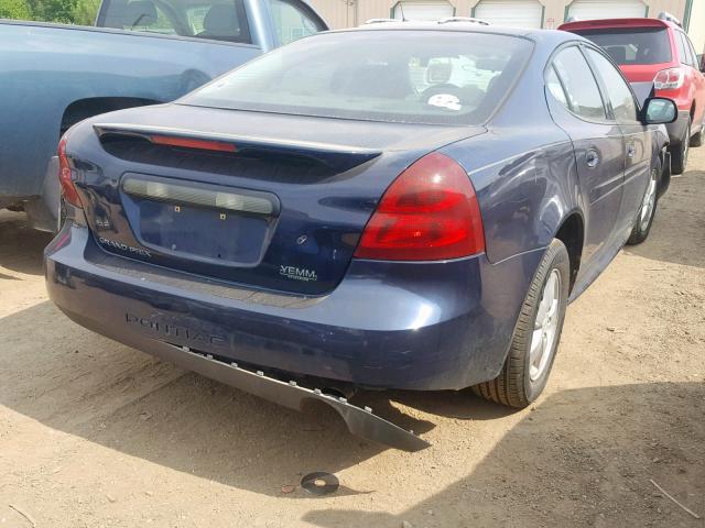 2G2WP552081105753 - 2008 PONTIAC GRAND PRIX BLUE photo 4