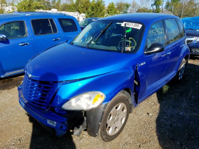 3C4FY48B73T540856 - 2003 CHRYSLER PT CRUISER BLUE photo 2