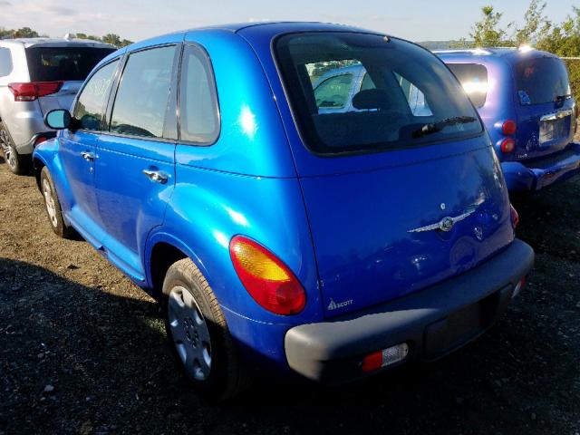 3C4FY48B73T540856 - 2003 CHRYSLER PT CRUISER BLUE photo 3