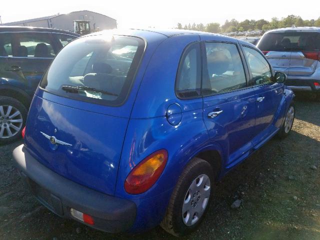 3C4FY48B73T540856 - 2003 CHRYSLER PT CRUISER BLUE photo 4