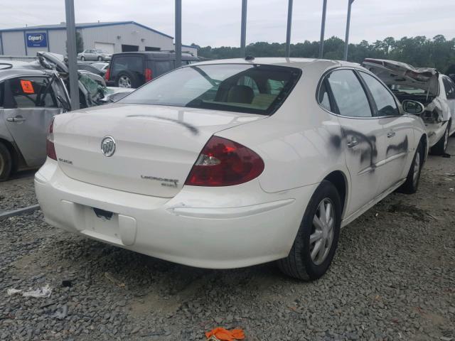 2G4WD582061207692 - 2006 BUICK LACROSSE C WHITE photo 4