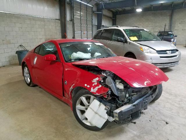 JN1AZ34E13T010334 - 2003 NISSAN 350Z COUPE RED photo 1