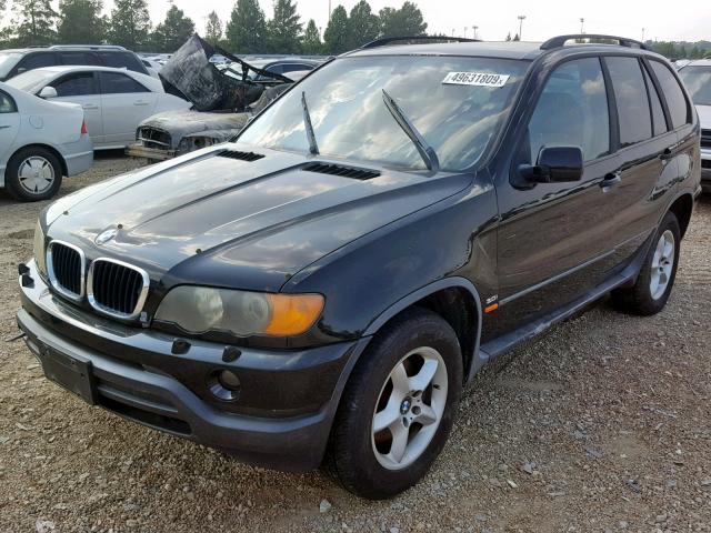 WBAFA53521LM86075 - 2001 BMW X5 3.0I BLACK photo 2