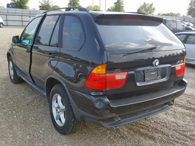 WBAFA53521LM86075 - 2001 BMW X5 3.0I BLACK photo 3