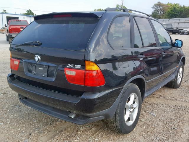 WBAFA53521LM86075 - 2001 BMW X5 3.0I BLACK photo 4