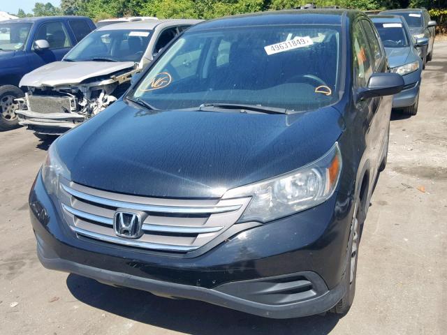 2HKRM4H30DH677785 - 2013 HONDA CR-V LX BLACK photo 2