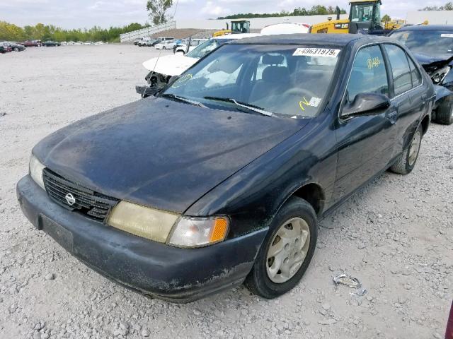 3N1AB41DXSL001964 - 1995 NISSAN SENTRA XE BLACK photo 2