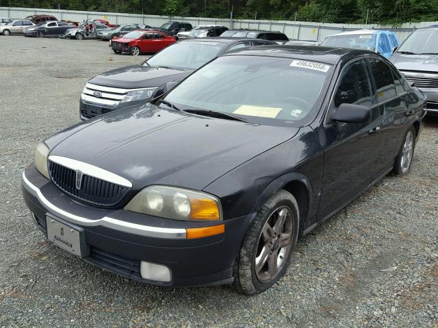 1LNHM86S31Y696804 - 2001 LINCOLN LS BLACK photo 2