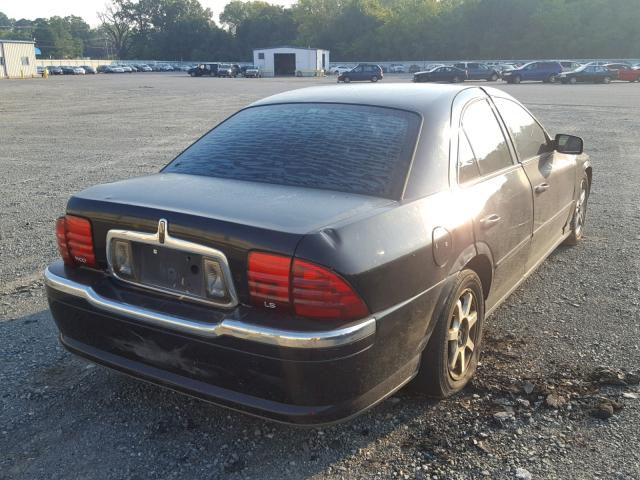 1LNHM86S31Y696804 - 2001 LINCOLN LS BLACK photo 4