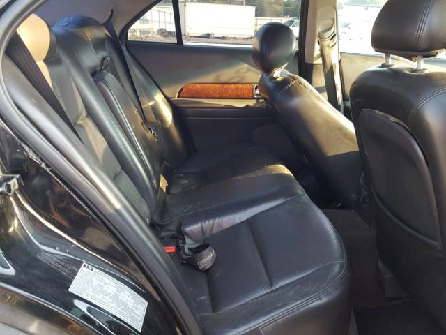 1LNHM86S31Y696804 - 2001 LINCOLN LS BLACK photo 6