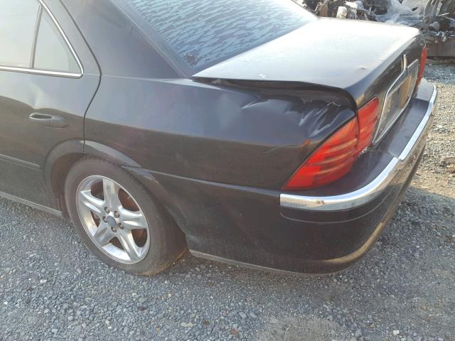 1LNHM86S31Y696804 - 2001 LINCOLN LS BLACK photo 9