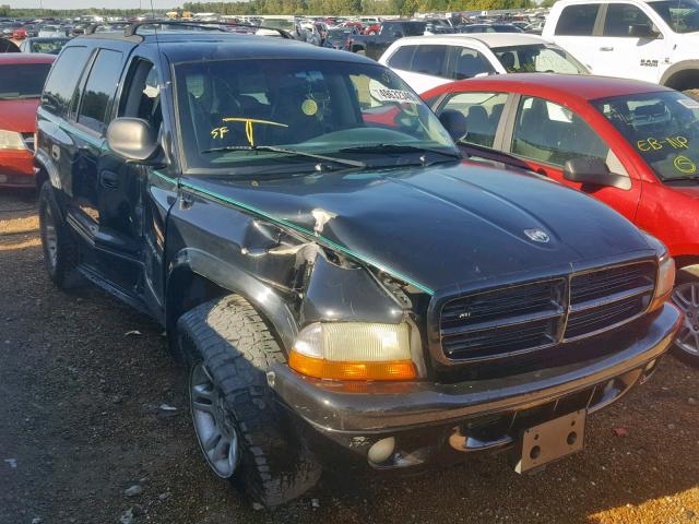 1B4HS28N21F596569 - 2001 DODGE DURANGO BLACK photo 1