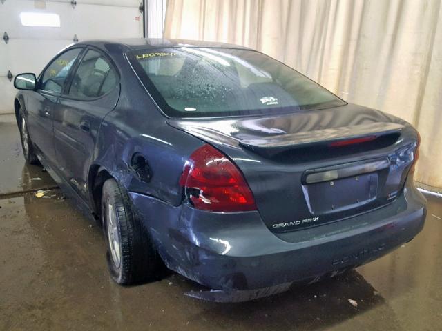 2G2WP552181126420 - 2008 PONTIAC GRAND PRIX GRAY photo 3