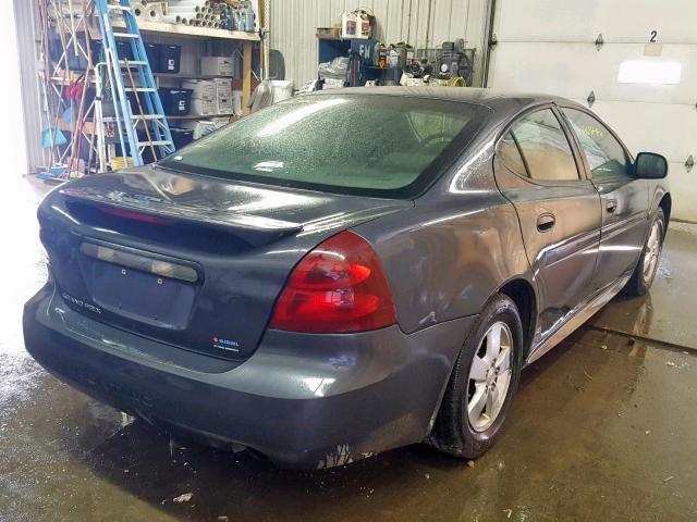 2G2WP552181126420 - 2008 PONTIAC GRAND PRIX GRAY photo 4