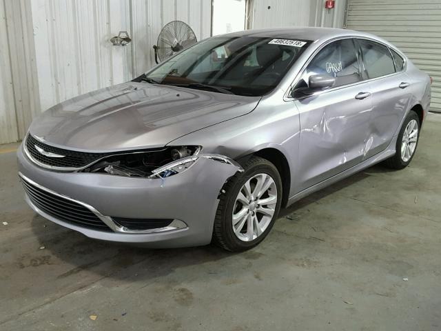 1C3CCCAB1FN732904 - 2015 CHRYSLER 200 LIMITE SILVER photo 2