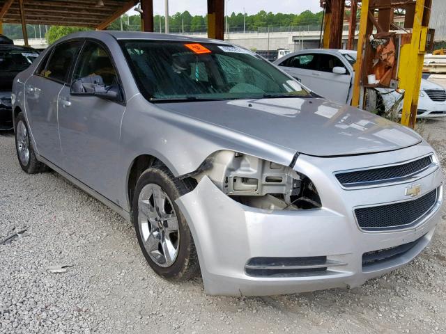 1G1ZC5E07A4101088 - 2010 CHEVROLET MALIBU 1LT SILVER photo 1
