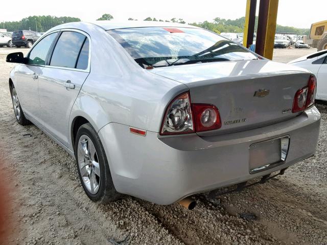 1G1ZC5E07A4101088 - 2010 CHEVROLET MALIBU 1LT SILVER photo 3