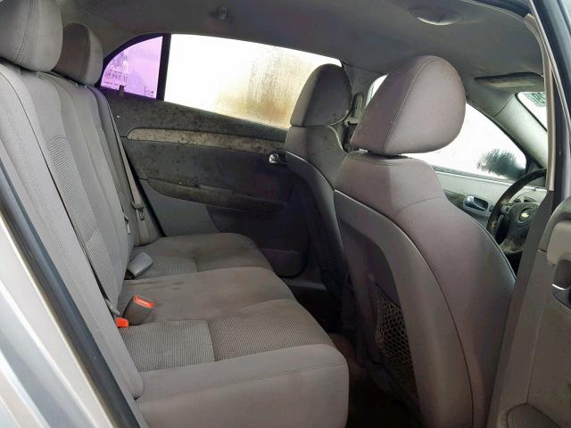 1G1ZC5E07A4101088 - 2010 CHEVROLET MALIBU 1LT SILVER photo 6