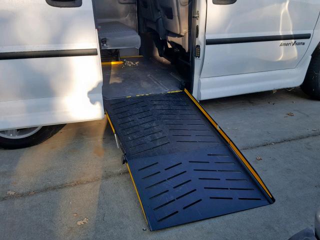 1GBDV13WX8D206489 - 2008 CHEVROLET UPLANDER I თეთრი ფოტო 9