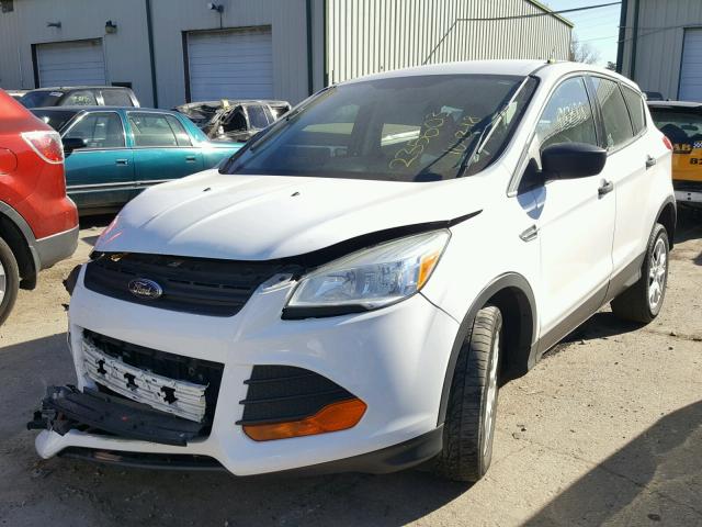 1FMCU0F74DUA03841 - 2013 FORD ESCAPE S WHITE photo 2