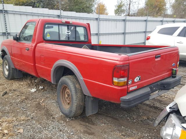 1FTCR11X6VPA40781 - 1997 FORD RANGER RED photo 3