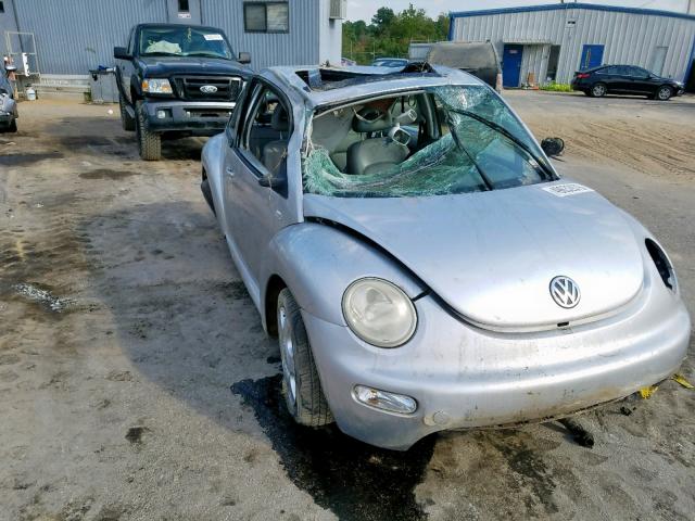 3VWCA21C0YM467312 - 2000 VOLKSWAGEN NEW BEETLE ნაცრისფერი ფოტო 1