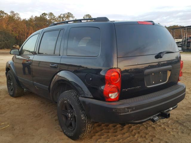 1D4HB38N06F143182 - 2006 DODGE DURANGO SX BLACK photo 3