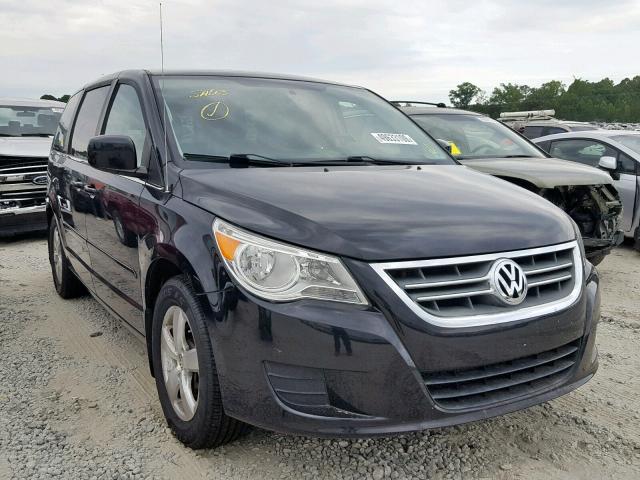 2V4RW3D18AR274196 - 2010 VOLKSWAGEN ROUTAN SE BLACK photo 1