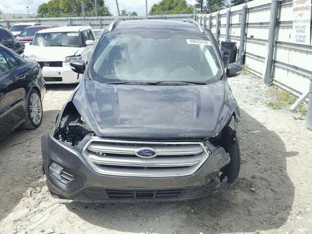 1FMCU0J95JUB97543 - 2018 FORD ESCAPE TIT CHARCOAL photo 9