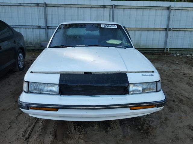 1G3AG54N4P6371382 - 1993 OLDSMOBILE CUTLASS CI WHITE photo 10