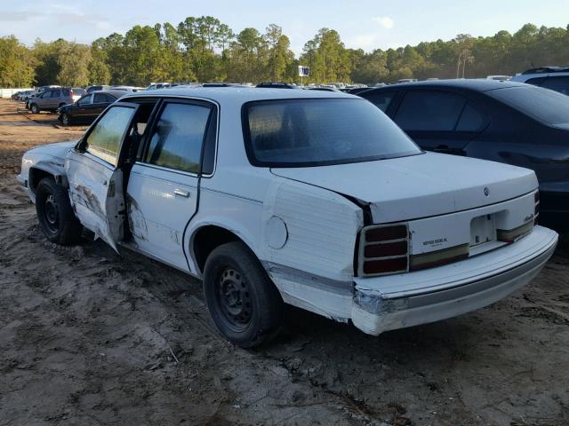 1G3AG54N4P6371382 - 1993 OLDSMOBILE CUTLASS CI WHITE photo 3