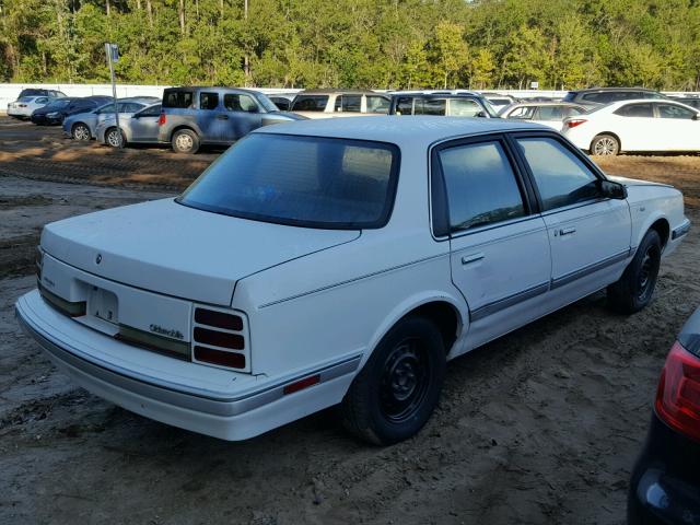 1G3AG54N4P6371382 - 1993 OLDSMOBILE CUTLASS CI WHITE photo 4