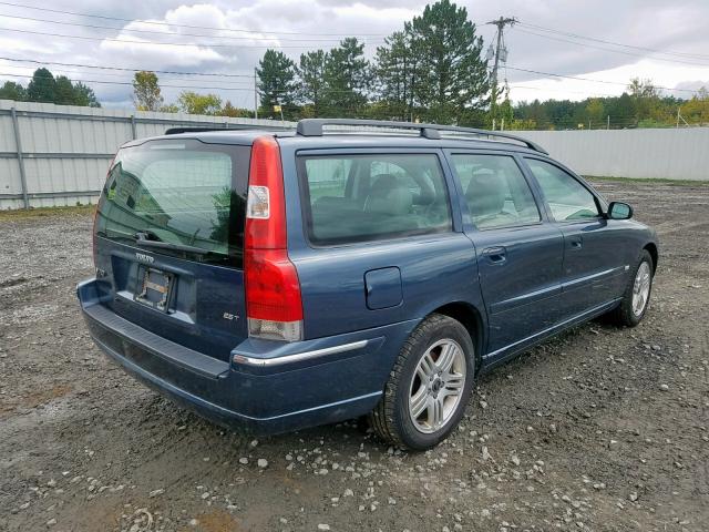 YV1SW592661534108 - 2006 VOLVO V70 2.5T BLUE photo 4