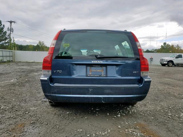 YV1SW592661534108 - 2006 VOLVO V70 2.5T BLUE photo 9