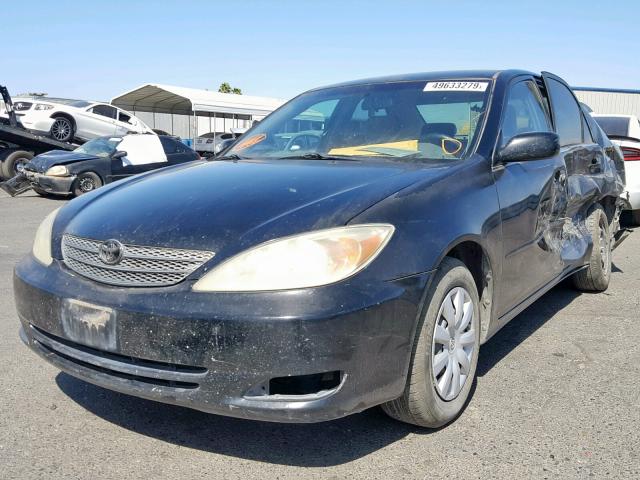 JTDBE32K620123573 - 2002 TOYOTA CAMRY LE BLACK photo 2