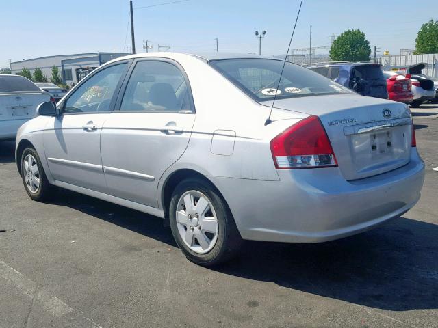 KNAFE222995612281 - 2009 KIA SPECTRA EX SILVER photo 3