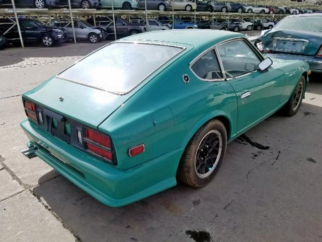 HLS30202868 - 1975 DATSUN 280Z GREEN photo 4