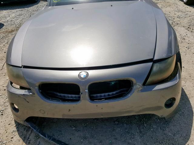 4USBT33514LS48975 - 2004 BMW Z4 2.5 SILVER photo 9