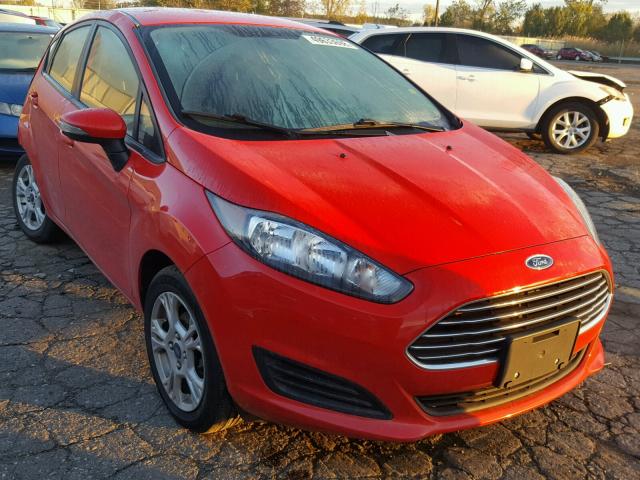 3FADP4EJ6FM187262 - 2015 FORD FIESTA SE RED photo 1